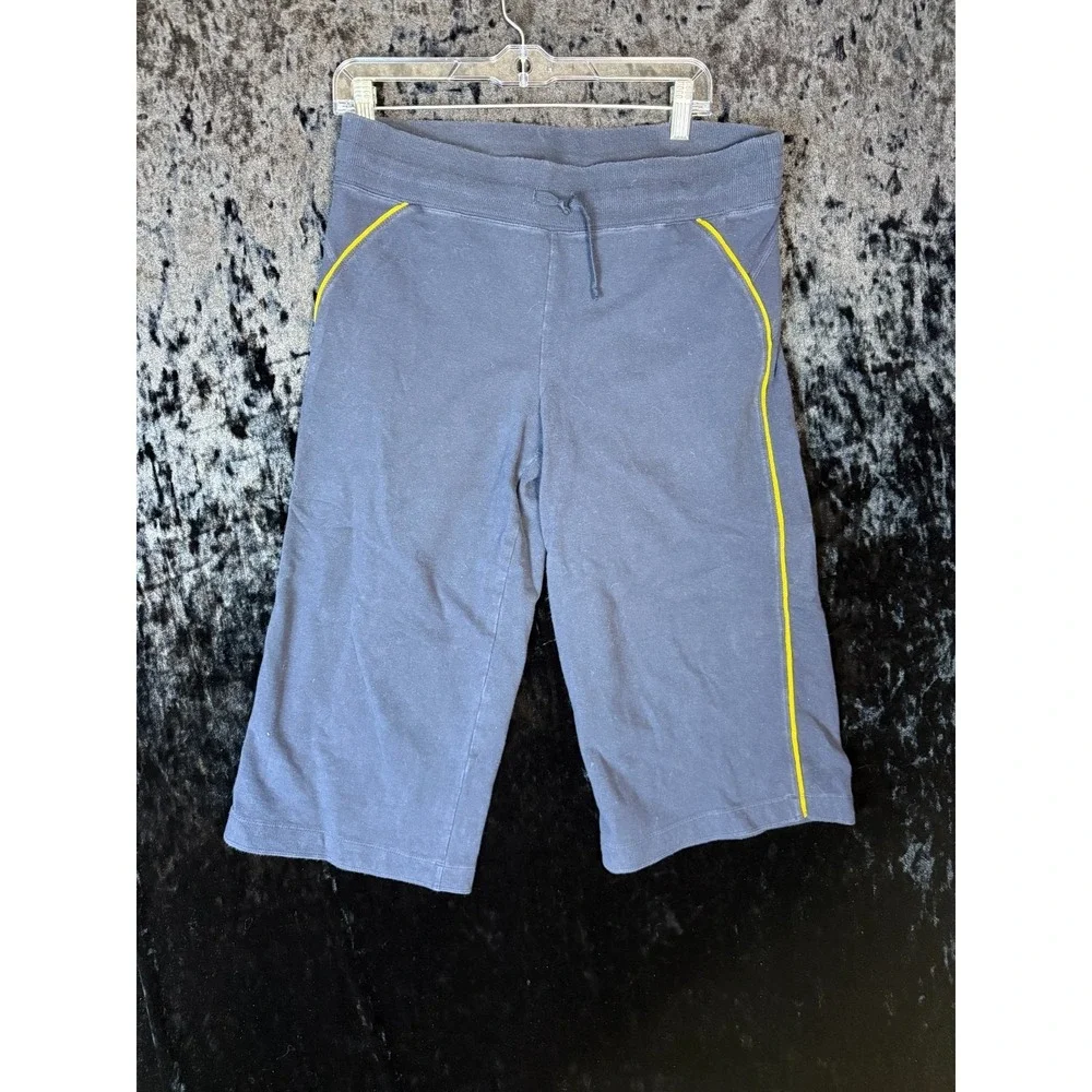 Nike Knee-Length Shorts Youth L Blue Drawstring‎ Embroidered Logo